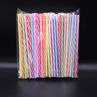 Smartops Personnaliser Paille pour Boisson, Spirale Intérieure Paille Réutilisable, Quencher Pailles pour Gobelets