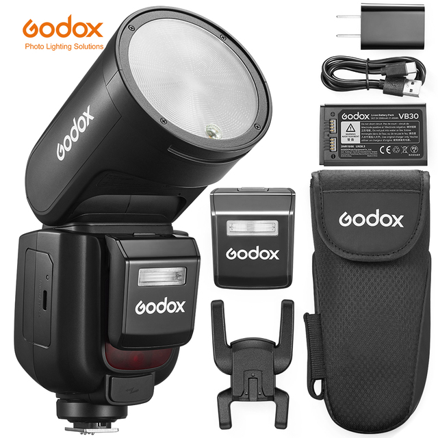 Godox Professional TTL Li-ion Camera Flash V1 Pro with Wireless Transmission Speedlite for Fuji Portable Design