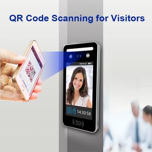 หน้าจอสัมผัสขนาด<span class=keywords><strong>8</strong></span>นิ้วระบบจดจำใบหน้าชีวมาตร AI ระบบควบคุมการเข้าถึงภาพเวลากลางคืนการบันทึกเวลาด้วยเว็บคลาวด์ SDK - Product Image 4