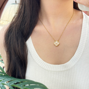 Collar con Colgante de Plata en Forma de Corazón con Perla Natural y Piedra Natural de <span class=keywords><strong>Ilona</strong></span> Fashion, Joyería para Mujer, Regalo - Product Image 4