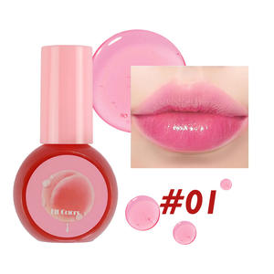 <span class=keywords><strong>Gloss</strong></span> à lèvres OEM 3-en-1, gelée minérale végétalienne, waterproof, longue tenue, 4 couleurs, blush liquide aux fruits, maquillage cosmétique 16G ODM - Product Image 6