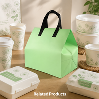Sac de livraison isotherme extra large pour café, alimentation à emporter chaude ou froide, doublure en aluminium, imperméable, pour thé au lait
