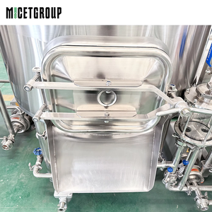 Système de brasserie à vapeur à deux cuves de 500 L, haute productivité, équipement de fermentation de bière et de <span class=keywords><strong>vin</strong></span> en acier inoxydable - Product Image 3