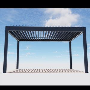 Toja Grille Lames Gazebo <span class=keywords><strong>Terrasse</strong></span> Maison Support Extérieur Motorisé Bio Climat Extérieur Pergola Ouvrable - Product Image 6
