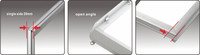 Cadre lumineux LED rétroéclairé ultra-fin en alliage d'aluminium pour affichage de posters de films