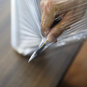 Su misura Stretch Wrapping involucro rotolo di pellicola trasparente trasparente a prova di PE Soft Packaging pellicola trasparente per la stampa trasparente - Product Image 3