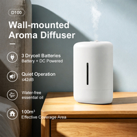 Diffusore di Profumo Professionale da Parete DANQ con Controllo a Pulsante, 200ml, Alimentato a Batteria, 300m³, per Hotel, Ufficio, Bagno, OEM ODM