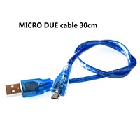 CableNano Printer USB kabel Data biru untuk Aarduno 2560 Dual Port Micro Mini