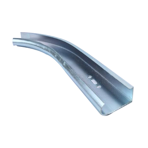 Rails droits incurvés en acier galvanisé industriel moderne de 3 pouces Accessoires de quincaillerie pour portes de <span class=keywords><strong>garage</strong></span> durables 1 an en usine directe - Product Image 1