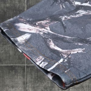 Camisetas Personalizadas de Alta Calidad con Hombros Caídos, Corte Regular, 100% Algodón Tejido, Estampado Casual de Camuflaje RealTree en Toda la Superficie para Hombre - Product Image 4