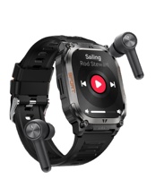 Reloj Inteligente Dodobit GPS DT09 para Hombre y Mujer, con Correa de Silicona, Resistente al Agua IP68, Android, Brújula, Forma Cuadrada, Contesta Llamadas, Monitor de Sueño