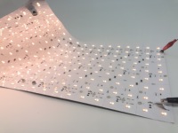 Lembar lampu LED Flex potongan 24V, redup untuk hangat, 500x250mm, 360LED, CRI 95, Ideal untuk perumahan/langit-langit/papan iklan