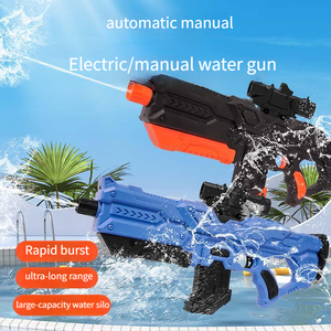 Pistolet à eau électronique en plastique de haute qualité pour enfants, modèle Summer Child's Joy 6606 Thunder Strike, rechargeable par USB - Product Image 3