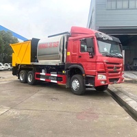 Camion de scelleur de copeaux d'asphalte personnalisé Howo camion de scellage de gravier synchrone camion de scelleur de copeaux d'asphalte synchrone