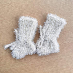 Nouveau design de chaussettes tricotées en poils de vison pour bébé de 0 à 3 mois, chaussettes chaudes au genou de différentes couleurs pour tout-petits - Product Image 3