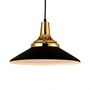 Suspension carrée en fer noir à hauteur réglable, design moderne et luxueux, LED E27, blanc chaud 3500K, durée de vie 50000 heures, Ra90 - Product Image 1