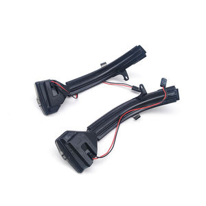 Autodragons Smoke Amber Car LED <span class=keywords><strong>Dynamic</strong></span> Turn Signal Light Flowing Side Mirror Indicator Blinker pour F10 F11 F07 F18 F01 F02 F03 - Product Image 2