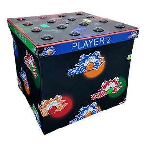 Machine de jeu d'arcade à monnayeur pour parc d'attractions, Chaos Strike-a-Light Naughty Beans pour 4 joueurs, pour la location de carnavals - Product Image 1