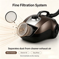 Multifunktionaler Handstaubsauger mit Superstarker Trockensaugfunktion für Auto und Hotel, 155AW Saugkraft, 3L Staubkapazität