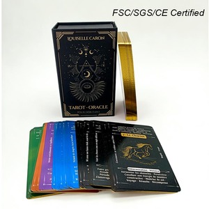 <span class=keywords><strong>Cartas</strong></span> <span class=keywords><strong>de</strong></span> Tarot con Borde Dorado Personalizado, Exquisito Mazo <span class=keywords><strong>de</strong></span> Tarot con Lámina Dorada, <span class=keywords><strong>Cartas</strong></span> <span class=keywords><strong>de</strong></span> Oráculo para Adivinación, <span class=keywords><strong>Cartas</strong></span> Espirituales para <span class=keywords><strong>Lectura</strong></span> Mística - Product Image 3