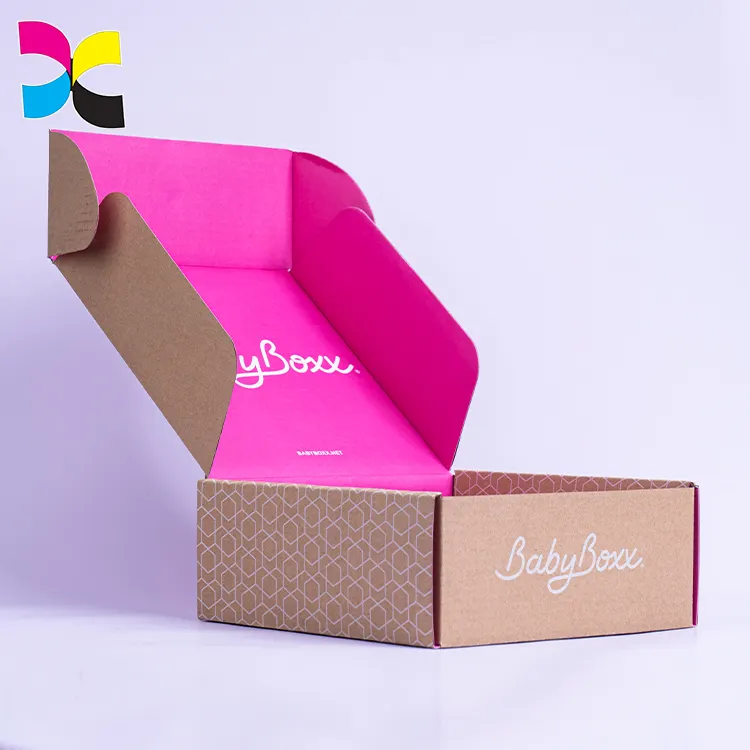 Бесплатная разметка с принтом на заказ, модный дизайн, гофрированная упаковочная коробка для модных аксессуаров