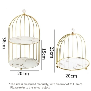 Birdcage thiết kế lồng bánh đứng Kệ hiển thị Máy tính để bàn đứng phòng tắm trang điểm tổ chức phòng tắm lưu trữ giá kệ - Product Image 3