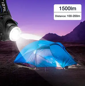 Vendita calda leggera torcia Super luminosa faro migliore torcia frontale alimentata a batteria luci Led Head Light