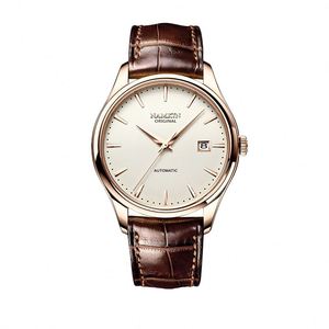 Montre pour homme personnalisée, mode business, simple, mouvement mécanique, étanche, calendrier, compteur - Product Image 3