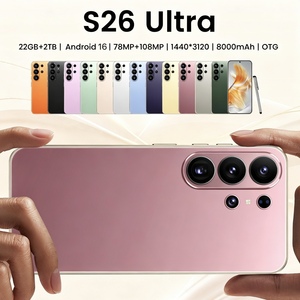 Teléfono Móvil S26 Ultra Android 16 de 7.3 Pulgadas, 22GB+2TB, 5G Global, 8000mAh, Carga Rápida, Deca-Core, Desbloqueado, Económico, Superventas - Product Image 1