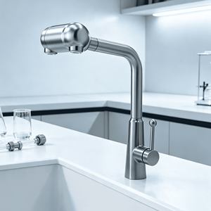 Depuratore d'Acqua Integrato Portatile con Rubinetto, in Acciaio Inossidabile, Facile da Installare da Solo - Product Image 1