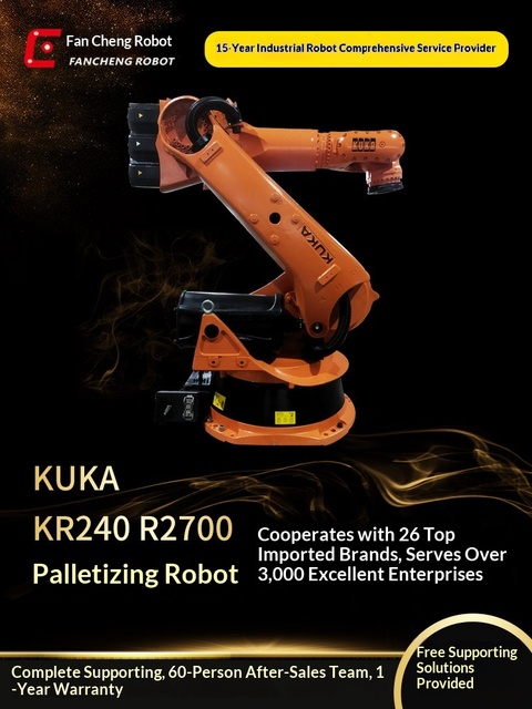 KUKA Six-axis Industrial Robot KR240 R2700 for Handling Palletizing Loading/unloading Inspection Tasks Made in Germany