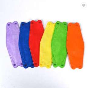 قناع وجه KF94 بتصميم كوري قناع وجه أصلي للاستعمال مرة واحدة 4 طبقات غير منسوج قناع وجه ثلاثي الأبعاد للبالغين جهاز تنفس 4 طبقات - Product Image 5