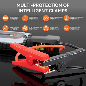 Démarreur de secours portable <span class=keywords><strong>pour</strong></span> moto et voiture, <span class=keywords><strong>batterie</strong></span> au lithium 8000 mAh, chargeur 12 V, <span class=keywords><strong>booster</strong></span> - Product Image 6