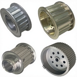 Polea de Correa Dentada de Aleación de Aluminio y Acero Clásica TM AT5/A10/AT20 de Alto Torque Personalizada, Procesada por Tallado - Product Image 1