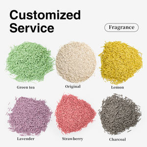 Litière pour chat à base de plantes de haute qualité, facile à nettoyer, fortement granulée, diverses saveurs, biodégradable, litière pour chat au tofu, 6l - Product Image 3