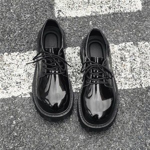 2024 <span class=keywords><strong>pas</strong></span> <span class=keywords><strong>cher</strong></span> hommes nouvelle plate-forme chaussures en cuir haute cheville hommes mocassins décontractés à lacets chaussures en cuir d'affaires - Product Image 4