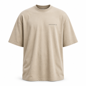 T-shirt personnalisé 240G en coton épais 100% coton, coupe oversize à épaules tombantes, streetwear uni, manches courtes, vêtements pour hommes - Product Image 1