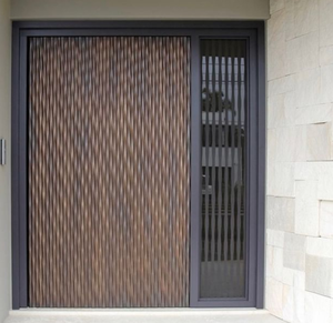 Minimalismo moderno Tesoro al aire libre Bronce Perla Pátina Pseudo Panel de metal líquido suave - Product Image 4