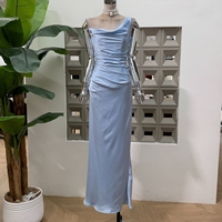 Robe de Soirée de Luxe Nouvelle Collection Été pour Femme, Bustier Plissée à Baleines, Coupe Moulante, Qualité Supérieure