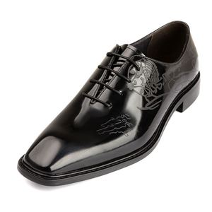 Top Luxury Designer New <b>Flat</b> Waterproof <b>Pointed</b> <b>Toe</b> Breathable Lightweight Lace-up Men's Business Shoes Valentina Leather Upper - Product Image 3