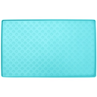 Vente en gros de silicone alimentaire pour animaux de compagnie, pour plateau d'alimentation pour chats et chiens, facile à nettoyer, antidérapant, pliable, toutes saisons, intérieur