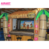 Tente gonflable de Pub, service d'usine pour fête de plage, Bar Tiki tropical,
