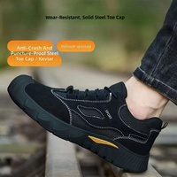 Chaussures de sécurité à embout d'acier, anti-écrasement, anti-perforation, résistantes aux taches, légères, chaussures de protection pour travaux de construction