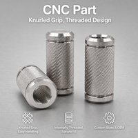 CNC Lathe Machined Parts 6063 Aluminum Parts CNC Turning and Milling CNC Ferrule Parts Made to Order Machining