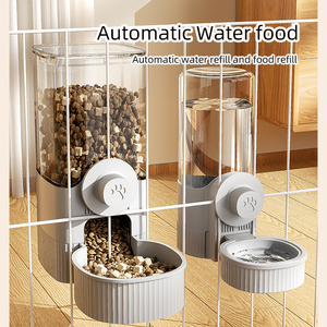 Mới nhất thông minh nhựa <span class=keywords><strong>Pet</strong></span> <span class=keywords><strong>Feeder</strong></span> với treo thức ăn cho chó và nước Dispenser tự động mèo bát cho chăm sóc vật nuôi - Product Image 2