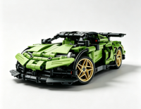 Bloques de Construcción de Superauto RC Programable por APP, Control Dual 2.4G, Coche de Carreras con Codificación Remota, Juguete Educativo STEM de Ensamblaje DIY