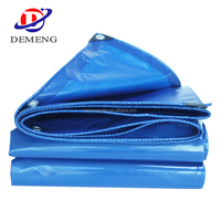 Bâche en PVC robuste et imperméable, couleur bleue, 6x8m, 350-750gsm, pour mobilier de jardin extérieur et couverture de camion