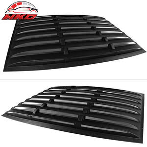 Convient aux Ford Mustang Gt V6 V8 de 2005 à 2014, couvercle de fenêtre arrière, noir mat, ABS durable, garniture extérieure automobile, accessoire extérieur - Product Image 5