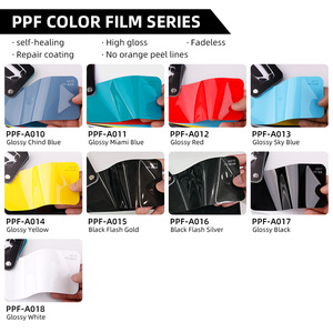 Film de protection de peinture pour voiture en vinyle auto-cicatrisant PPF noir <span class=keywords><strong>flash</strong></span> or 1,52 x 17 m, film de protection de couleur TPH, film de changement de couleur - Product Image 5