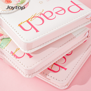 Joytop 101980 Wholesale Peach Collection A6 Small <strong>Shaped</strong> Magnetic Notebook With <strong>Colorful</strong> <strong>Pages</strong> Cute Stationery - Product Image 4